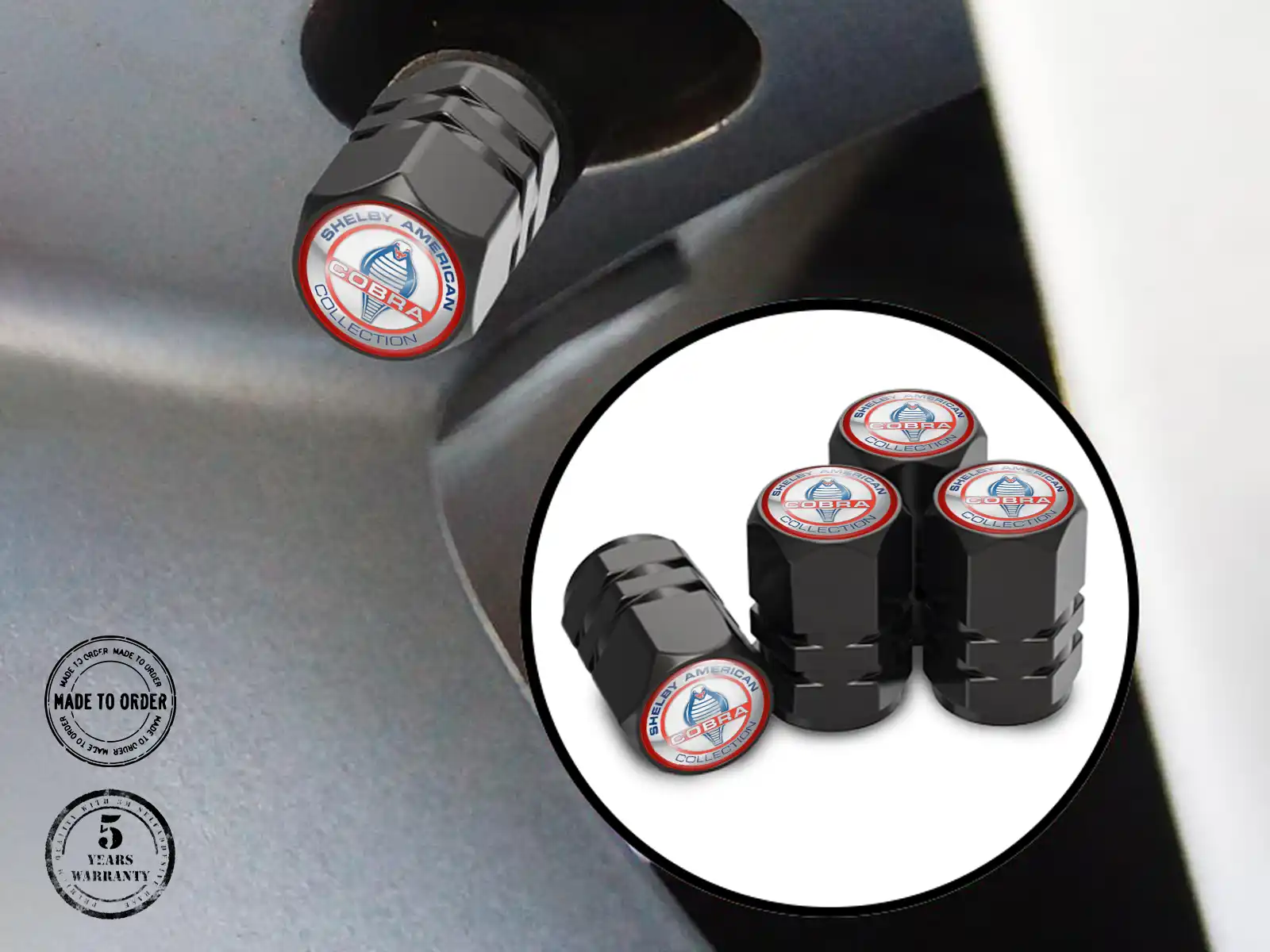 Shelby Protections Valve Vélos Acier Inoxydable